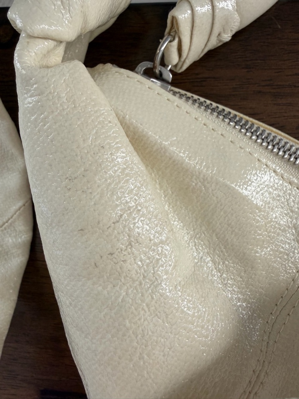 Lemaire Small Croissant Bag in Almond Milk - Picture 4 of 12